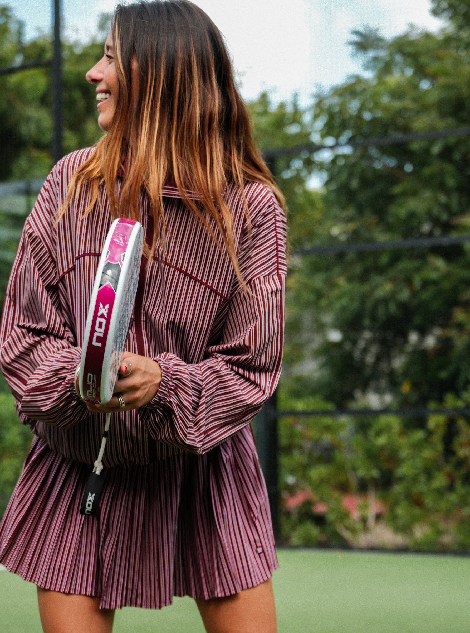 A player and her racket